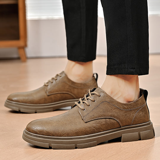 Herren elegante Schnürschuhe mit rutschfester Sohle R&B