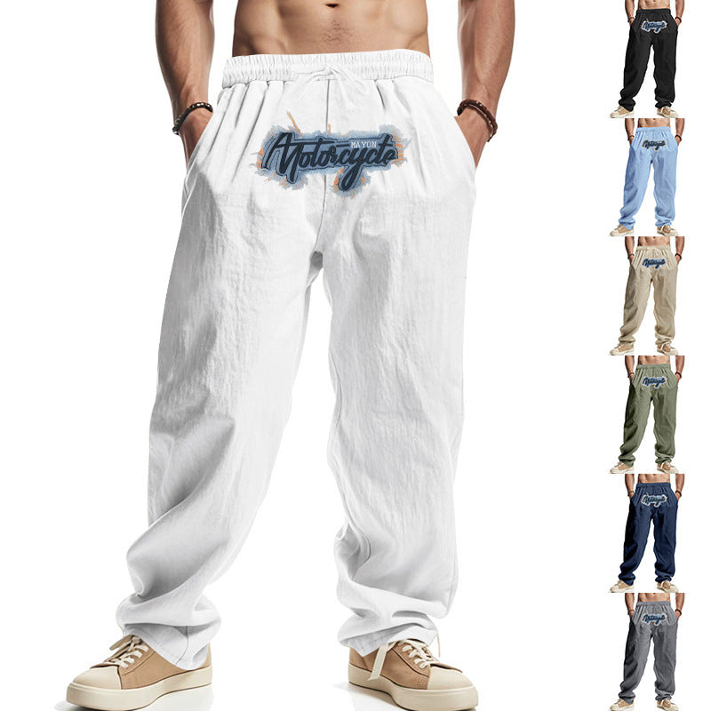 Herren Bequeme Freizeit-Pants mit elastischem Bund und seitlichen Taschen R&B