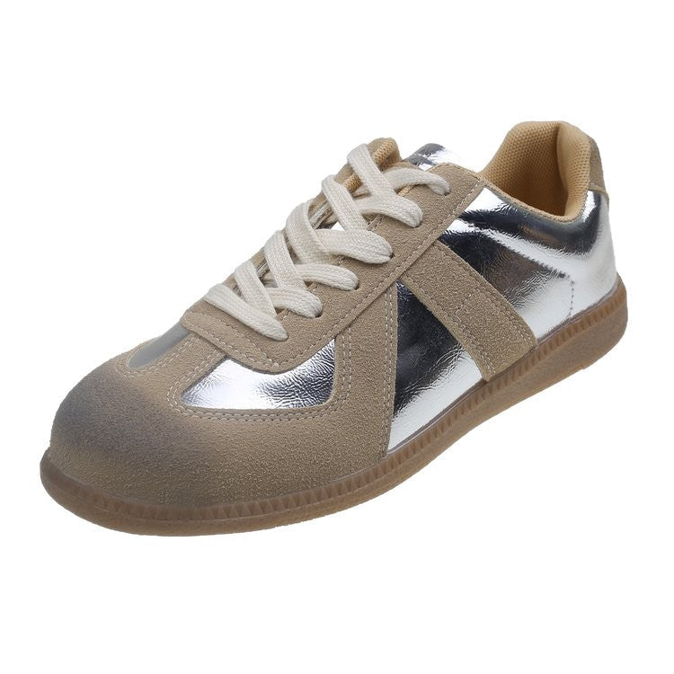 Damen modische Sneakers mit reflektierenden Details und bequemer Sohle R&B
