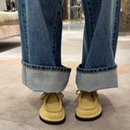 Damen Mokassin-Schuhe mit flexibler Sohle