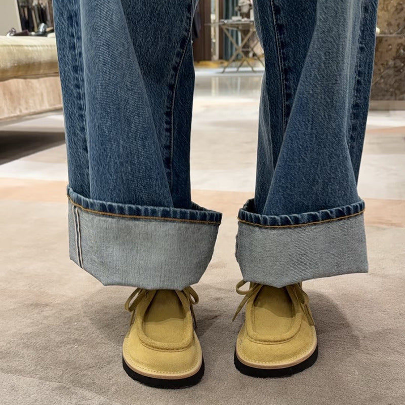 Damen Mokassin-Schuhe mit flexibler Sohle