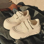 Damen Plattform-Sneaker mit verstellbaren Klettverschlüssen und komfortabler Dämpfung R&B