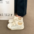 Damen Sneaker mit atmungsaktivem Mesh-Obermaterial und einzigartigem Schleifen-Design