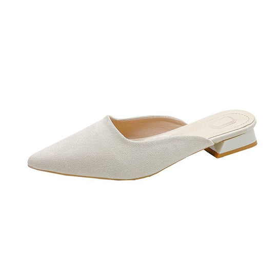 Damen elegante Spitzenschuhe mit offenem Fersenbereich R&B