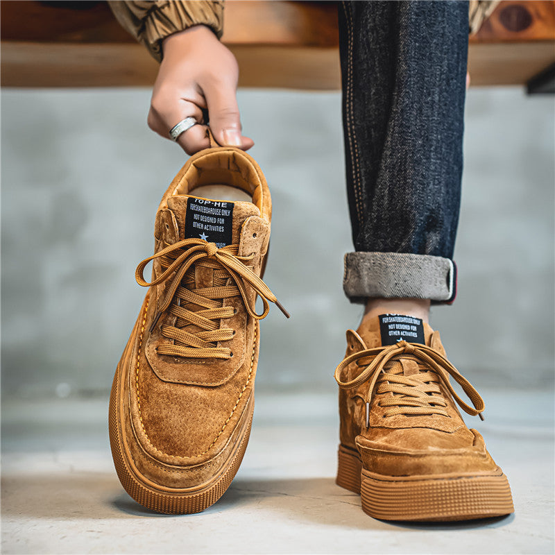 Damen Urbaner Sneaker mit hochwertigem Wildleder und rutschfester Sohle R&B