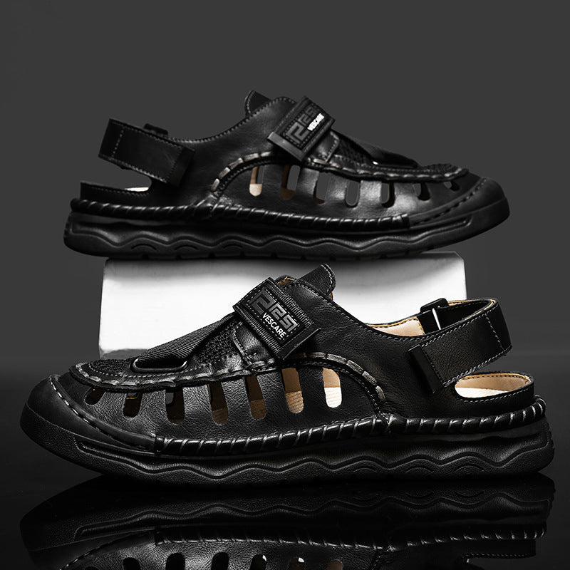 Damen Atmungsaktive Freizeitsandalen mit verstellbarem Klettverschluss und anatomischer Fußbettung R&B