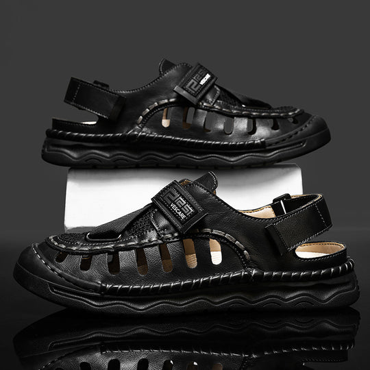 Damen Atmungsaktive Freizeitsandalen mit verstellbarem Klettverschluss und anatomischer Fußbettung R&B
