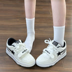 Damen Sportliche Sneakers mit strapazierfähigem Obermaterial und rutschfester Sohle