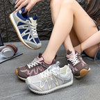 Damen Atmungsaktive Laufschuhe mit rutschfester Sohle und sportlichem Design R&B