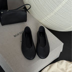 Damen Elegante und bequeme Ballerinas aus hochwertigem Leder mit praktischem Schlupfdesign R&B