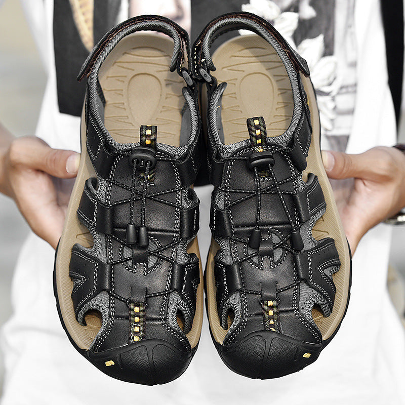Damen Funktionale Trekking-Sandalen mit rutschfester Sohle und verstellbarem Schnellschnürsystem R&B