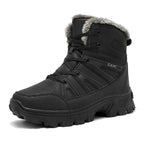 Damen Warmfutter Winterstiefel mit rutschfester Sohle und schnellem Schnellschnürsystem R&B