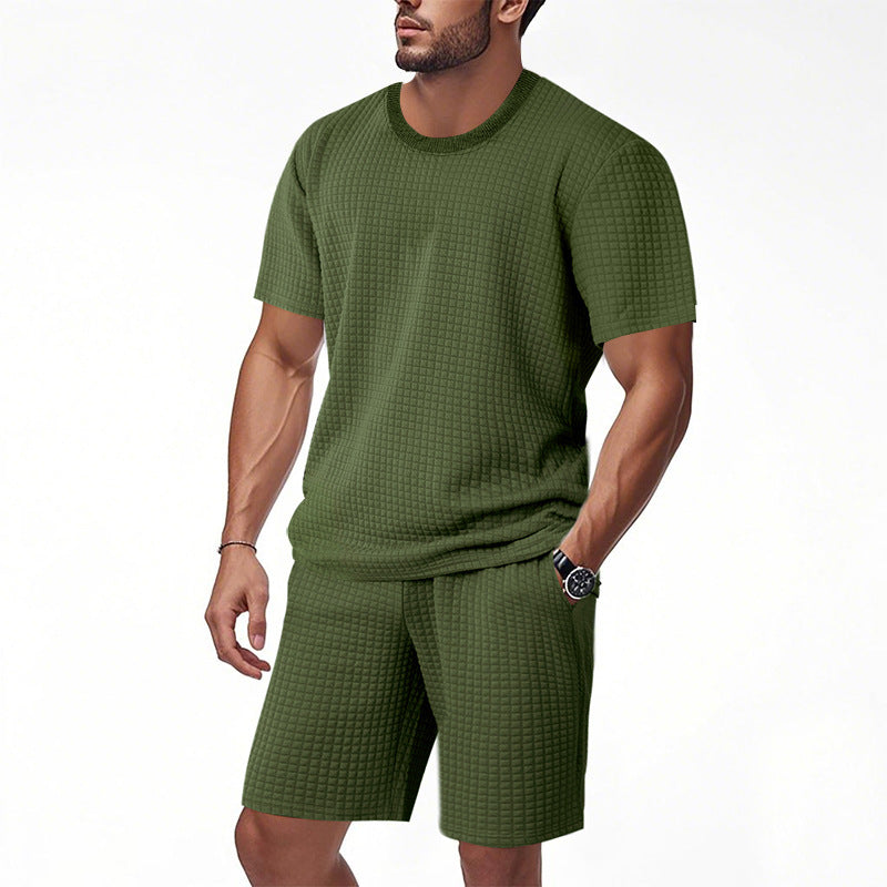 Damen lässiges Freizeit-Outfit aus atmungsaktivem Strukturmaterial R&B