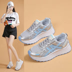 Damen Sportliche Freizeitsneaker mit atmungsaktivem Mesh-Obermaterial und rutschfester Sohle R&B