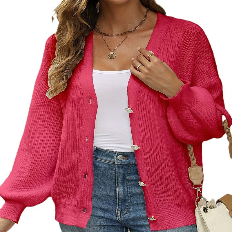 Damen Luftiger Strickcardigan