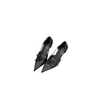 Damen Slingback Pumps mit raffinierter Schleifenverzierung R&B