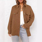 Damen lässige Steppjacke mit aufgesetzten Taschen R&B