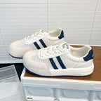 Damen Atmungsaktive Sportliche Sneakers mit innovativem Mesh- und Kunstlederdesign R&B