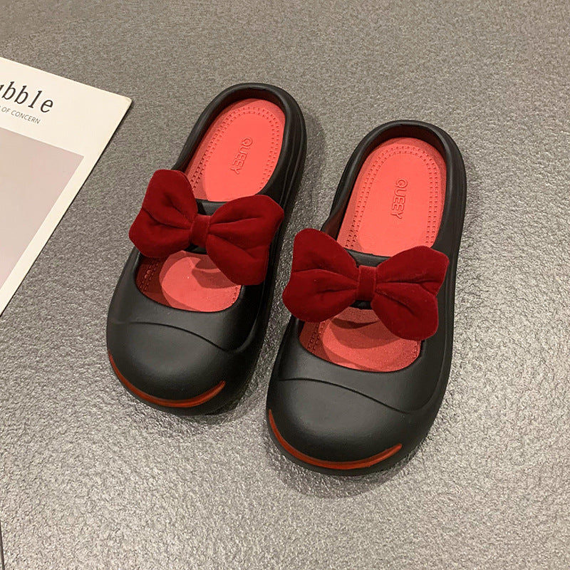 Damen Ballerinas mit elegantem Schleifen-Detail und rutschfester Sohle EB
