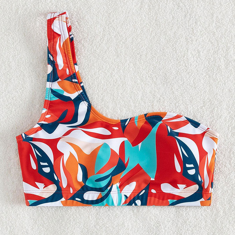 Damen asymmetrisches Bikini-Oberteil