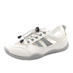 Damen modische und atmungsaktive Freizeitschuhe mit elastischem Schnürsystem R&B