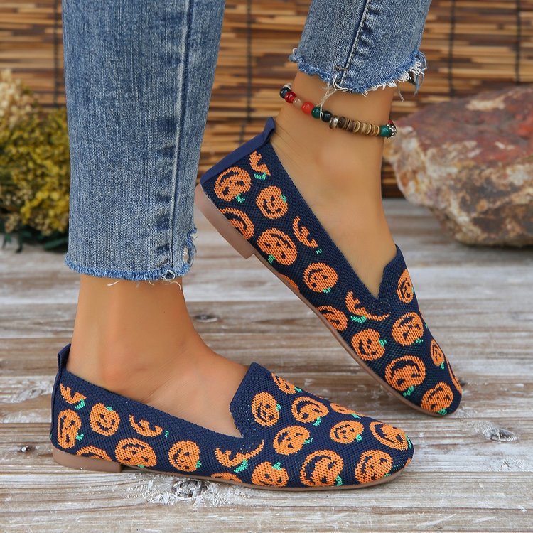 Damen Slip-On Mokassins aus atmungsaktivem Netzmaterial R&B