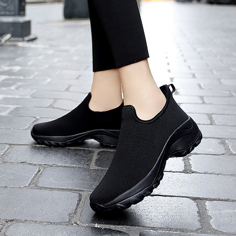 Damen Komfortable und atmungsaktive Freizeitschuhe mit flexiblem Slip-On Design R&B