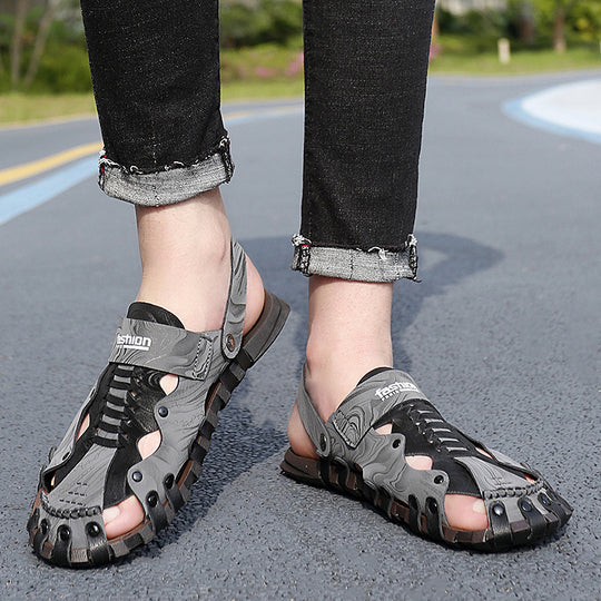 Damen Sportliche Wassersandalen mit verstellbarem Riemen und rutschfester Sohle R&B
