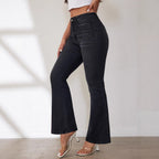 Damen High-Waist Schlagjeans R&B