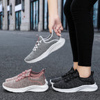 Damen Sportliche Strick-Sneaker mit elastischem Anpassungsprofil R&B