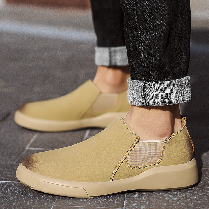 Damen bequeme Slip-On Sneakers mit elastischem Seitenstreifen und atmungsaktivem Obermaterial R&B