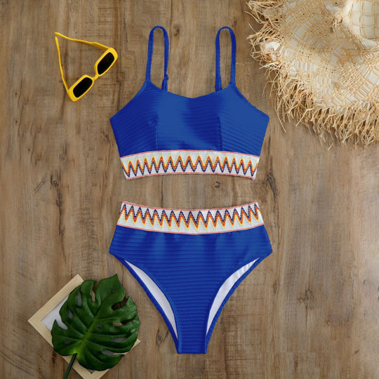 Damen Bunt gemusterter Bikini R&B