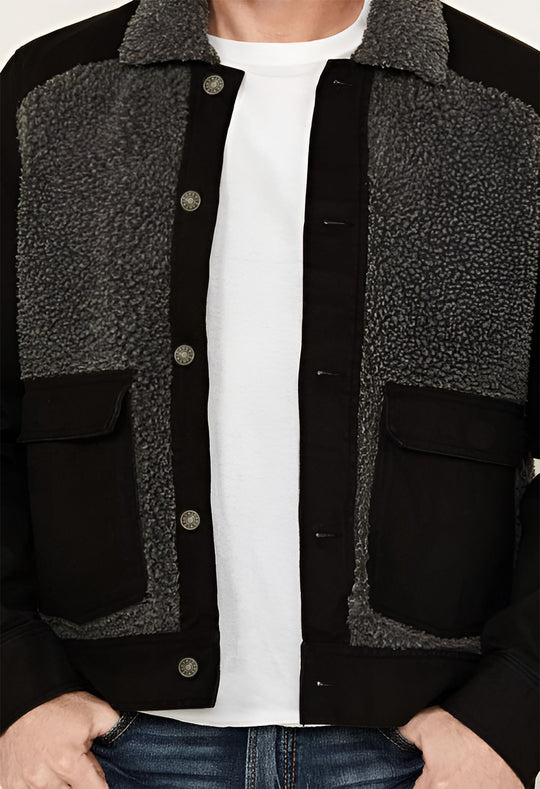 Herren Flanell-Jacke mit gewobenem Innenfutter R&B