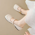 Damen Ballerinas mit verstellbarem Riemchen und modischem Akzent