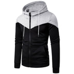 Herren sportliche Kapuzenjacke R&B