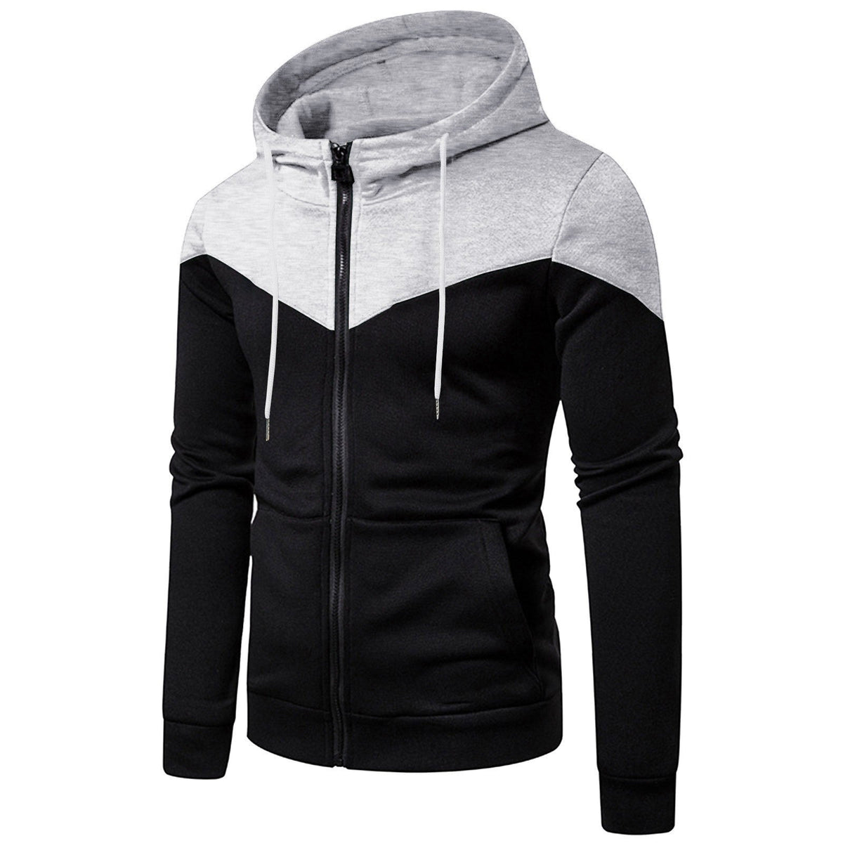 Herren sportliche Kapuzenjacke R&B