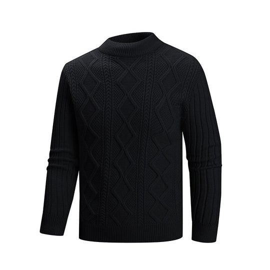 Herren Pullover aus strukturiertem Strickmaterial R&B