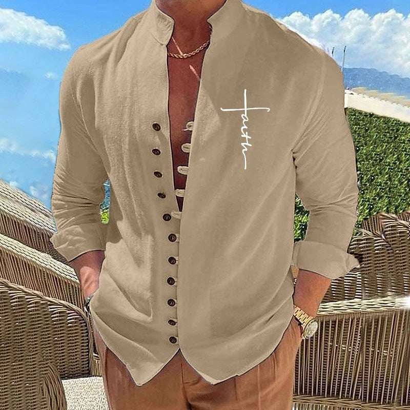 Herren luftige Hemdbluse R&B