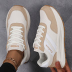 Damen Sportliche Freizeit-Sneaker mit atmungsaktivem Obermaterial und komfortabler Dämpfung