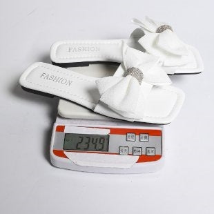 Damen Riemensandaletten mit verziertem Schleifendetail R&B