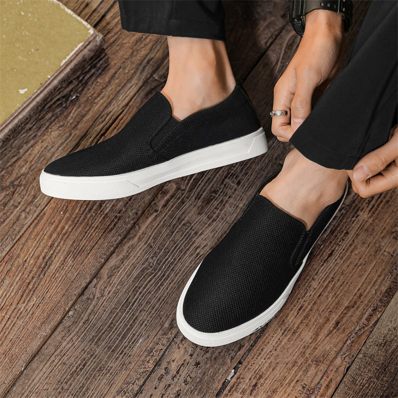 Damen Bequeme Slip-On Sneakers aus atmungsaktivem Textil R&B