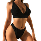 Damen Raffiniertes Triangel-Bikini-Set R&B