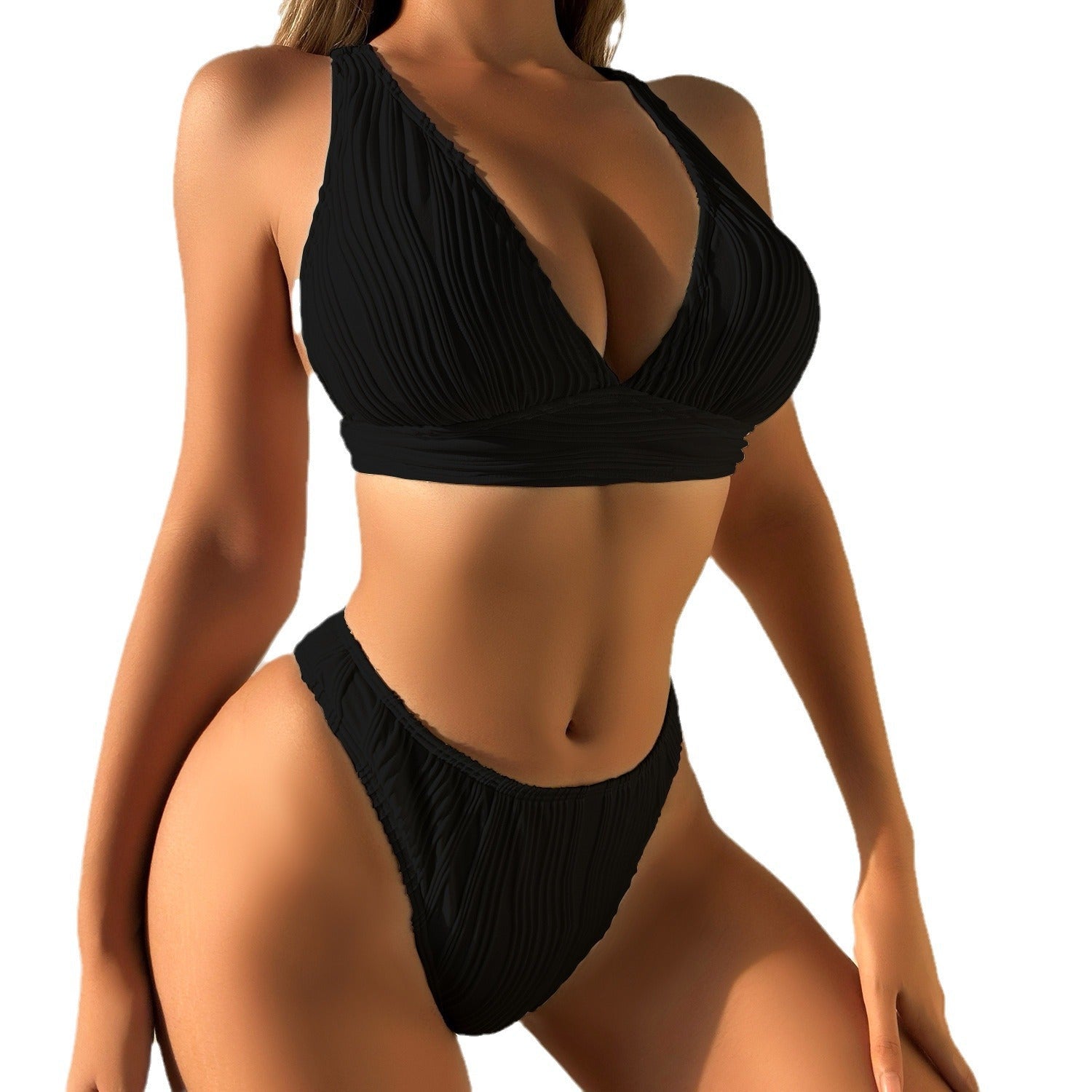 Damen Raffiniertes Triangel-Bikini-Set R&B