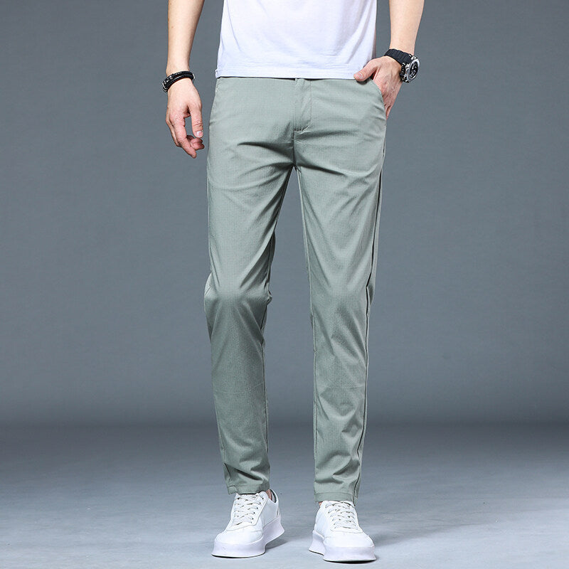 Herren luftige Freizeithosen im modernen Slim-Fit Design R&B