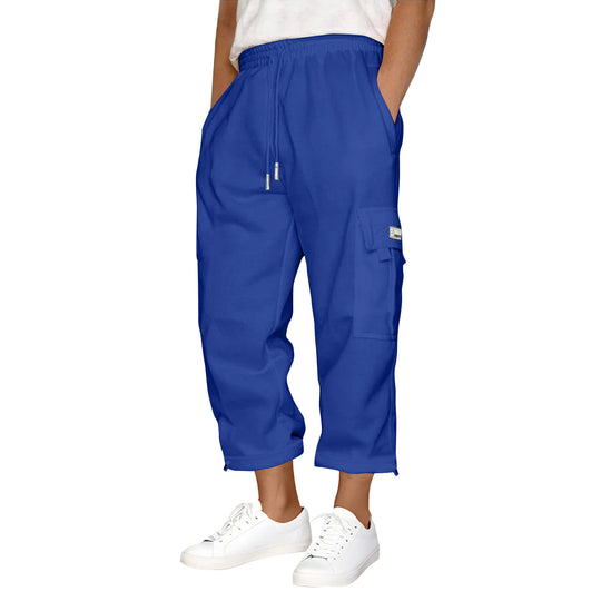 Damen Cargo-Hose mit elastischem Bund und praktischen Seitentaschen R&B