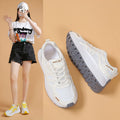Damen Sportliche Freizeitsneaker mit atmungsaktivem Mesh-Obermaterial und rutschfester Sohle R&B