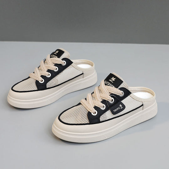 Damen Slip-On Sneakers mit luftdurchlässigem Obermaterial und flexibel rutschfester Sohle R&B