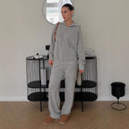Damen gemütliches Fleece-Set R&B
