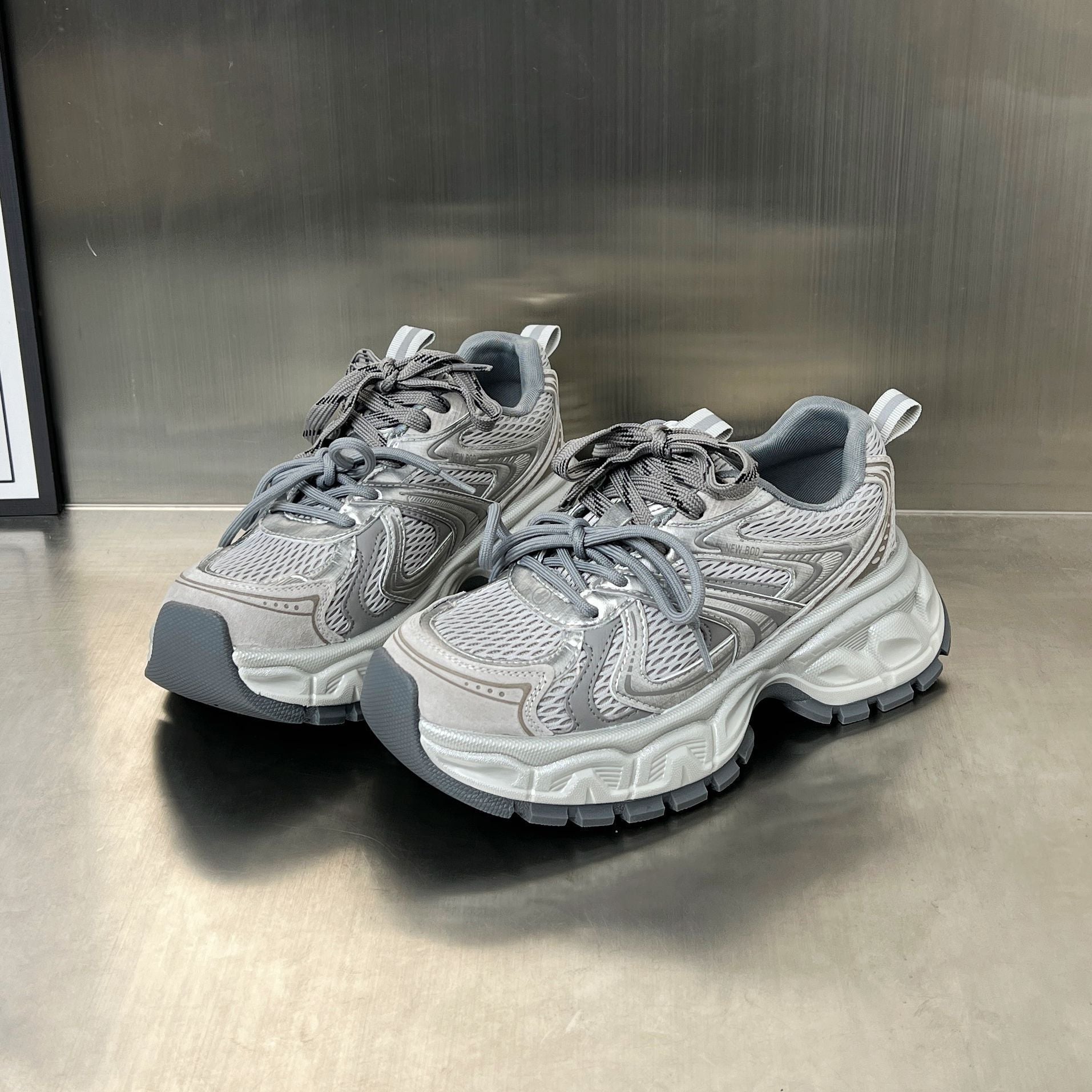 Damen Sportliche Trend-Sneaker mit rutschfester Sohle und atmungsaktivem Mesh-R&B