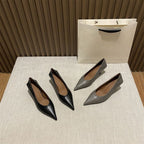 Damen Ballerinas aus geflochtenem Lederdesign R&B